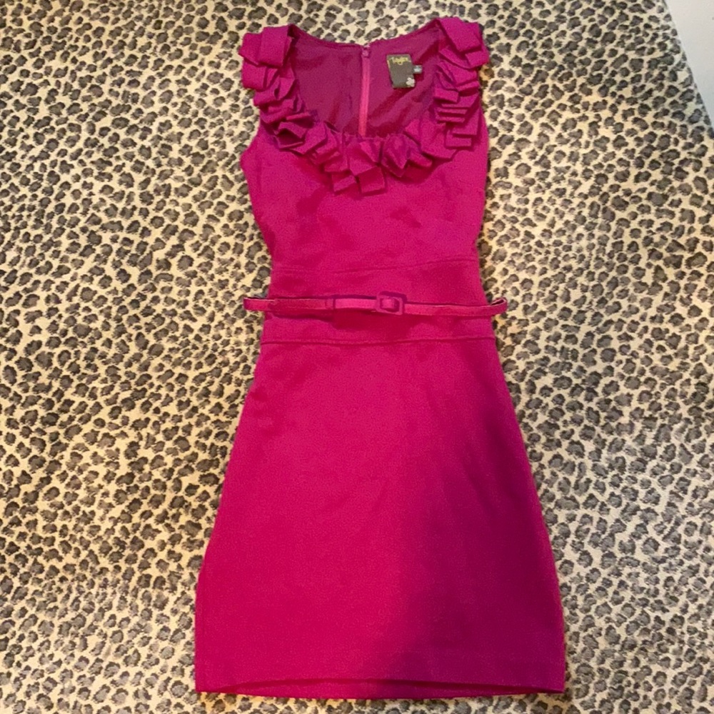 Fuscia cocktail dress
